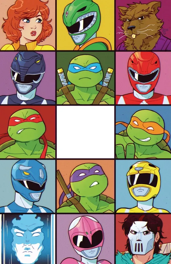 Cover of Mighty Morphin Power Rangers / Teenage Mutant Ninja Turtles III #1