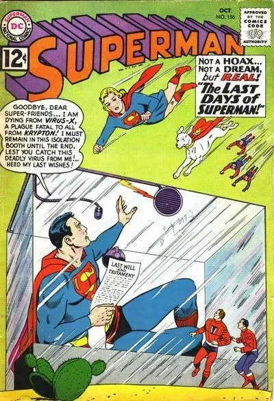 Cover of Superman #156