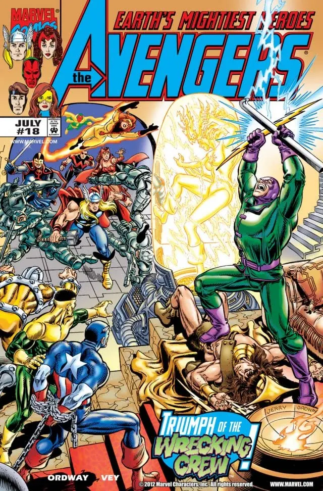 Cover of Avengers #18