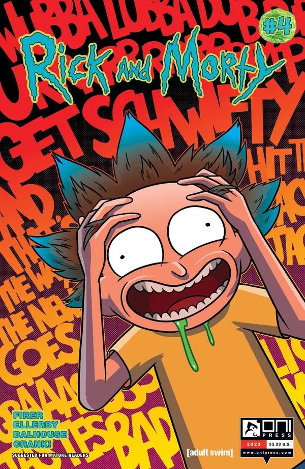 Cover of Rick and Morty #4