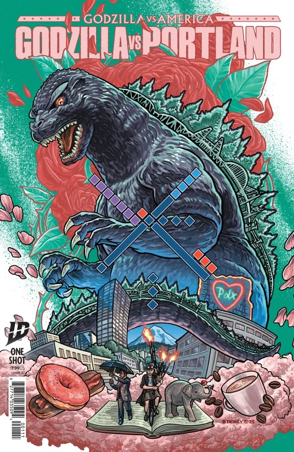 Cover of Godzilla vs. America: Portland #1
