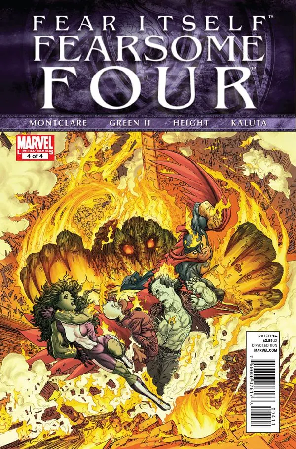 Cover of Fear Itself: Fearsome Four #4