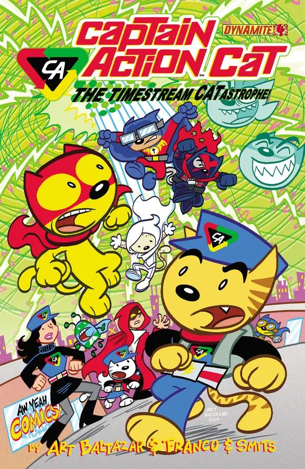 Cover of Captain Action Cat: The Timestream Catastrophe! #4