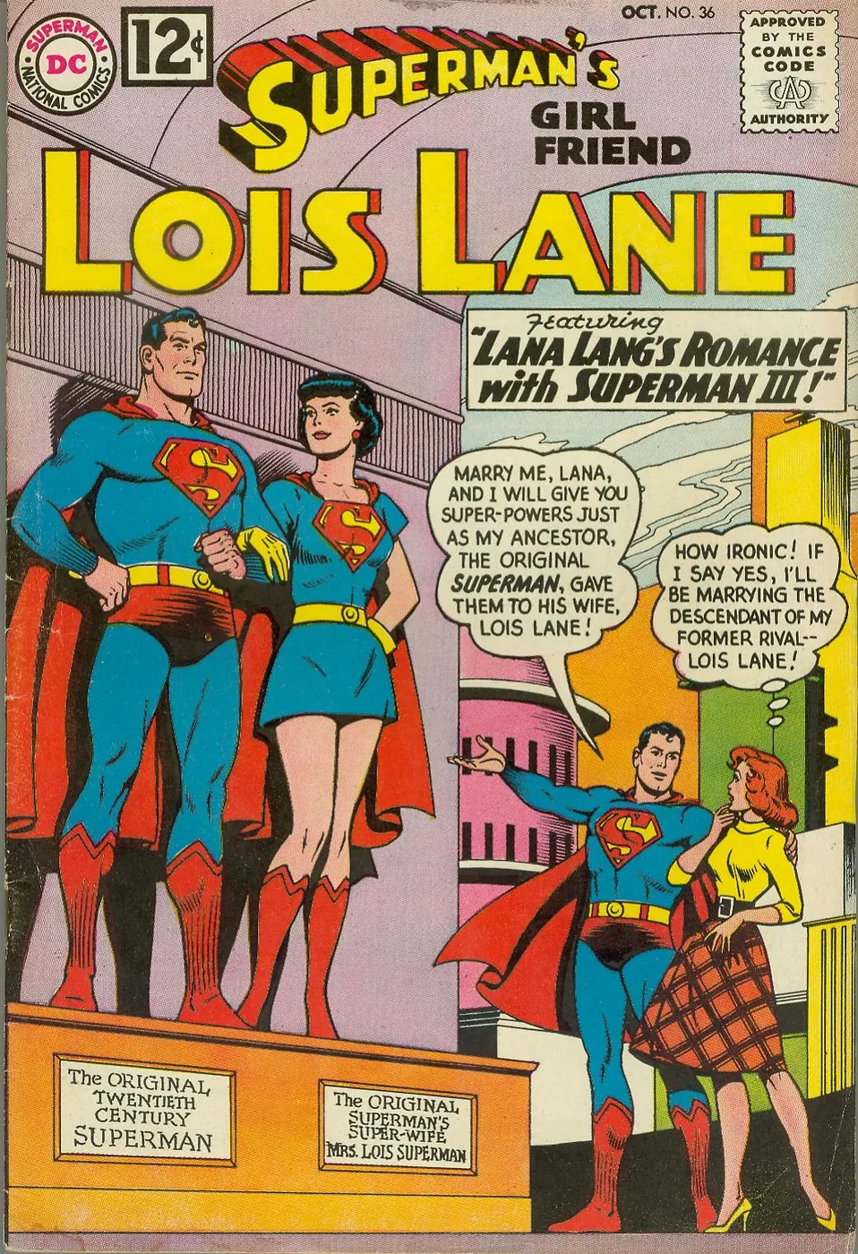 Cover of Superman's Girl Friend, Lois Lane #36