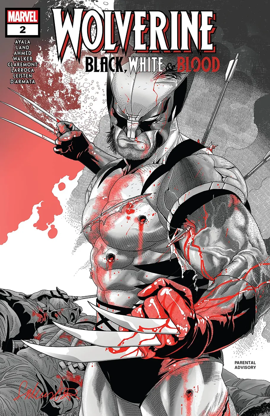 Cover of Wolverine: Black, White & Blood #2