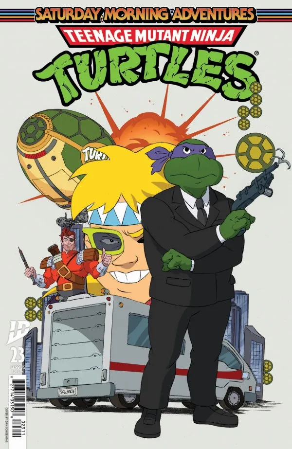 Cover of Teenage Mutant Ninja Turtles: Saturday Morning Adventures #23