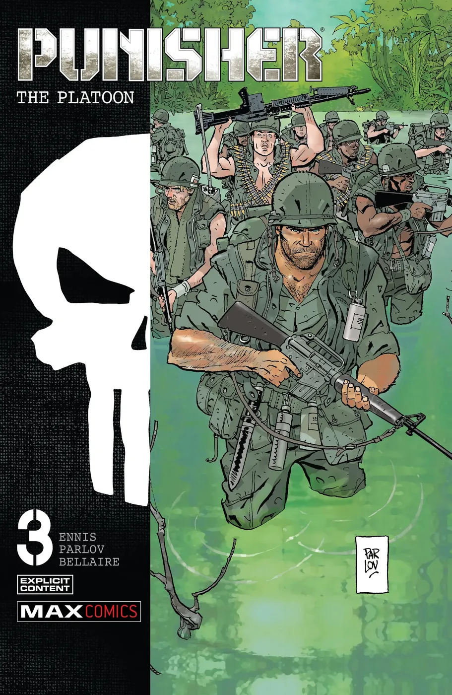 Cover of Punisher Max: The Platoon #3