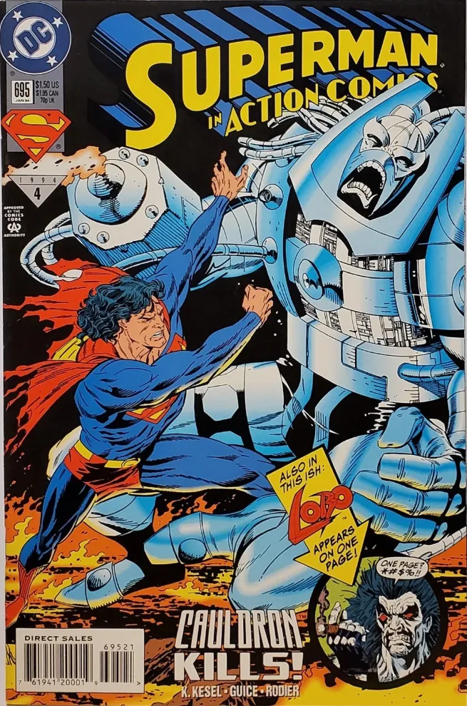 Cover of Action Comics #695