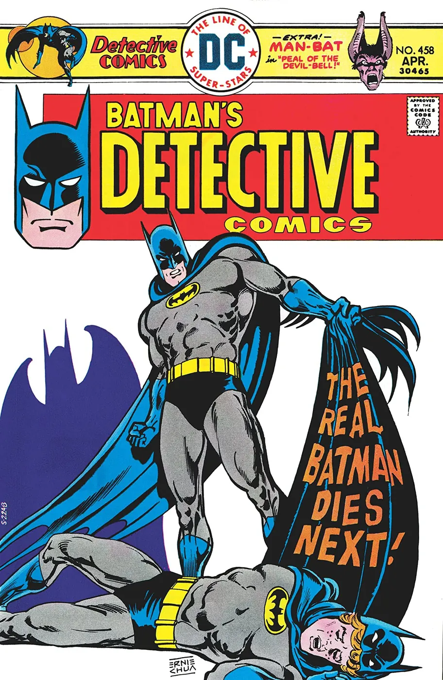 Cover of Detective Comics #458
