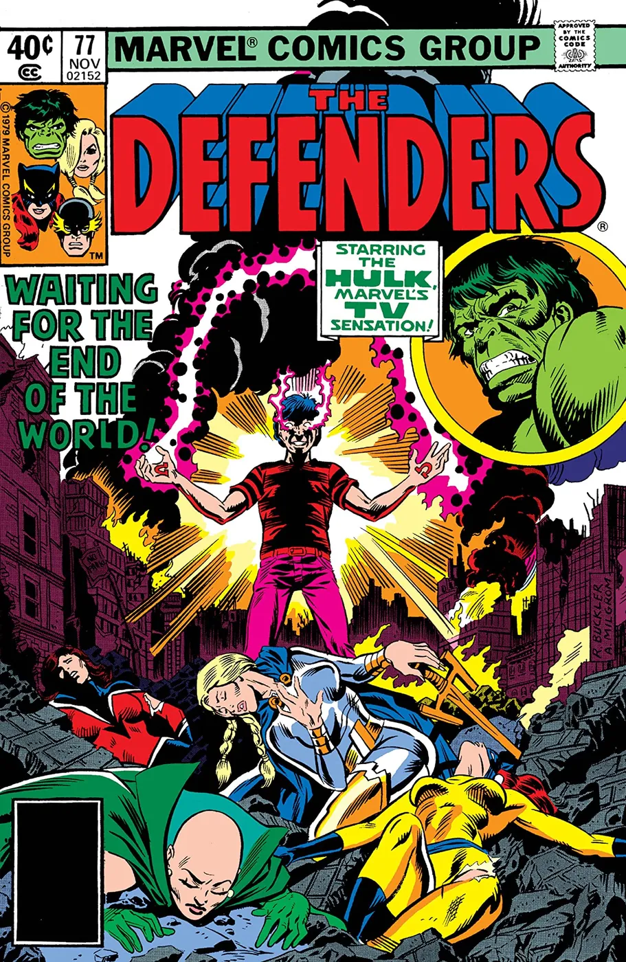 Cover of The Defenders #77
