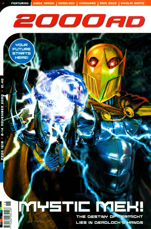 Cover of 2000 AD #1218