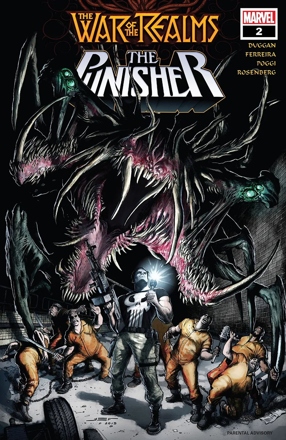 Cover of War of the Realms: Punisher #2