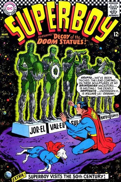 Cover of Superboy #136