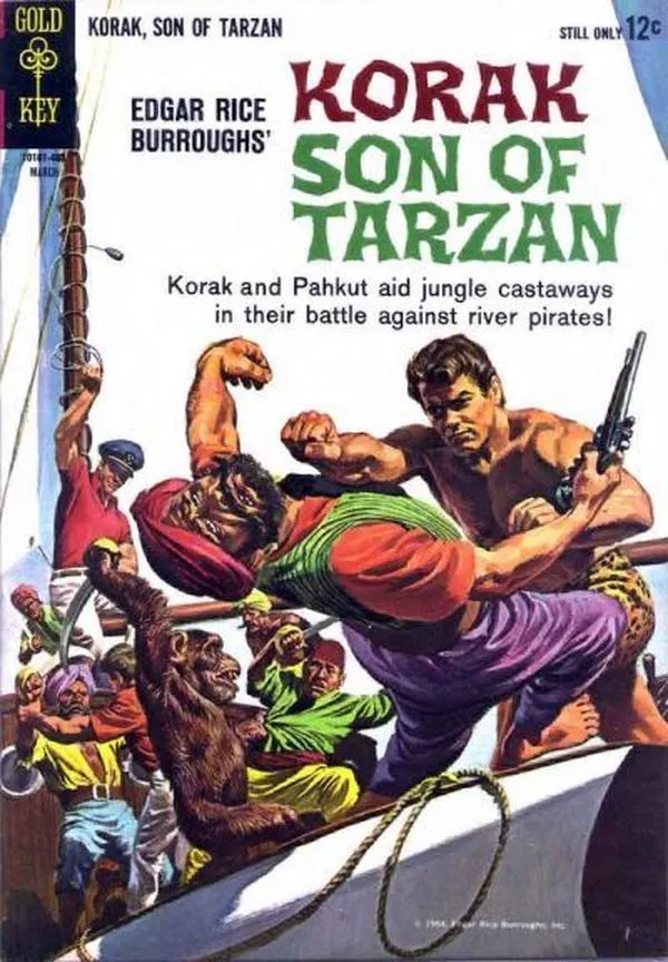 Cover of Edgar Rice Burroughs Korak, Son of Tarzan #2