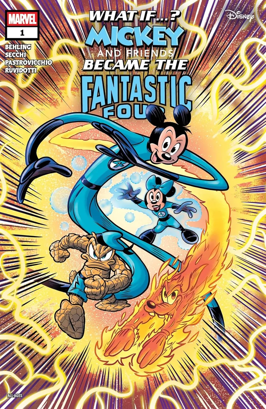 Cover of Marvel & Disney: What If...? Mickey and Friends Became the Fantastic Four #1