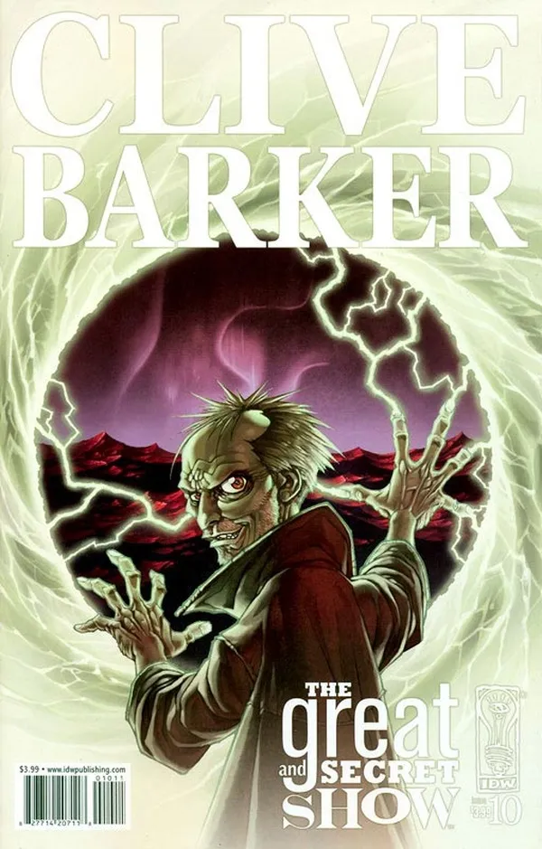 Cover of Clive Barker's The Great and Secret Show #10