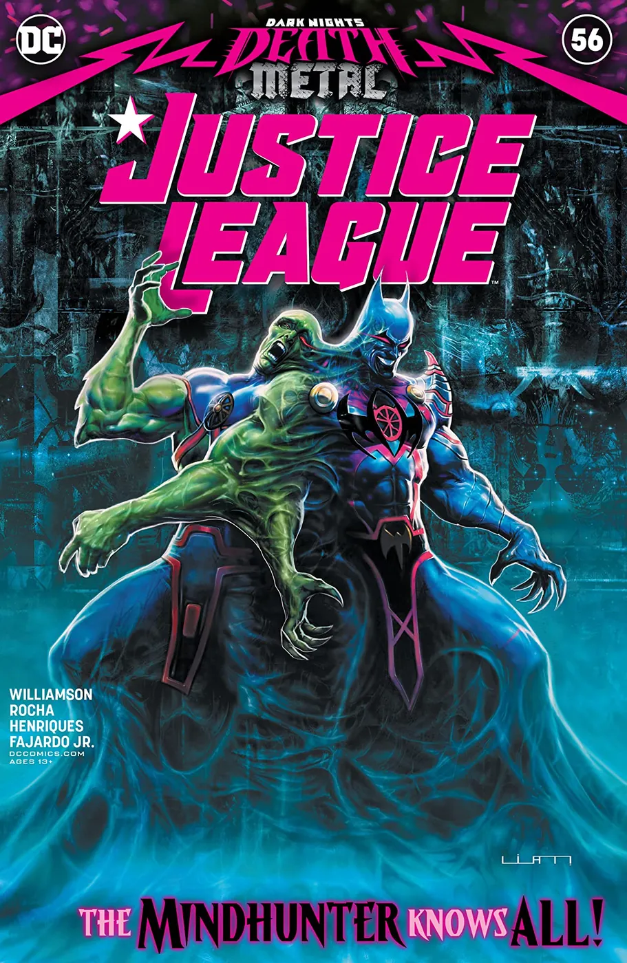 Cover of Justice League #56