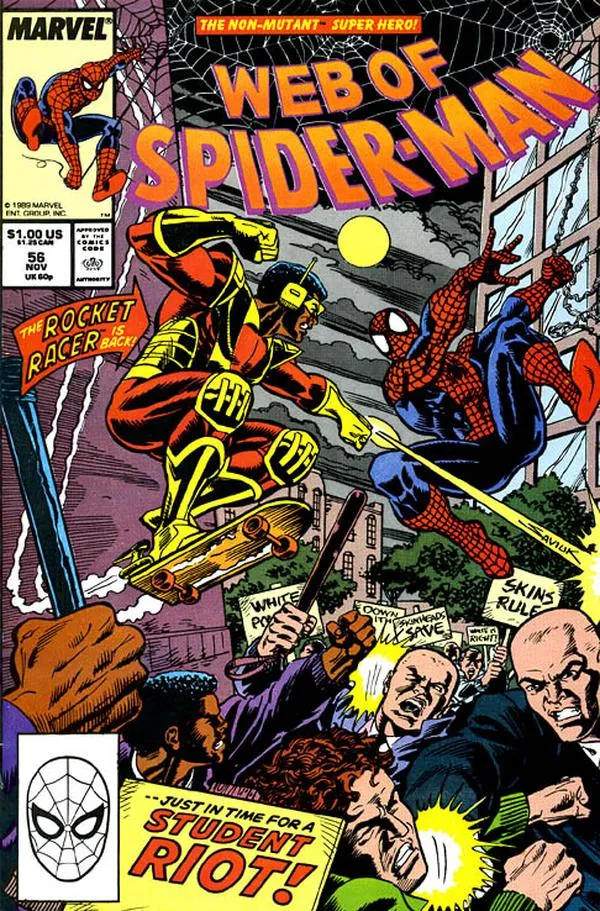 Cover of Web of Spider-Man #56