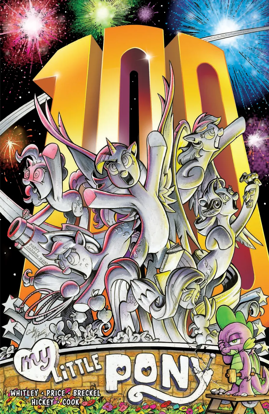 Cover of My Little Pony: Friendship Is Magic #100