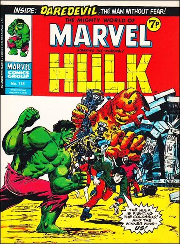 Cover of The Mighty World of Marvel #118