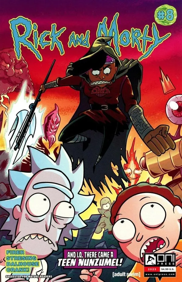 Cover of Rick and Morty #8