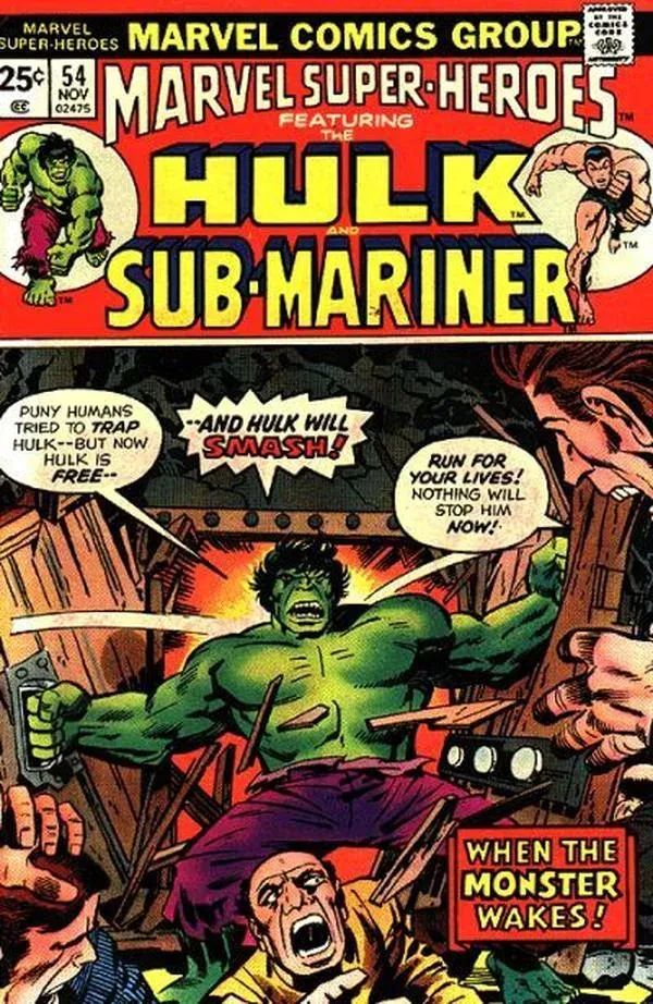 Cover of Marvel Super-Heroes #54