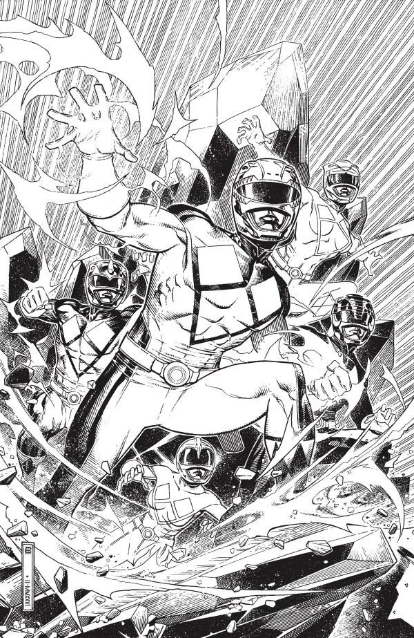 Cover of Mighty Morphin Power Rangers #1