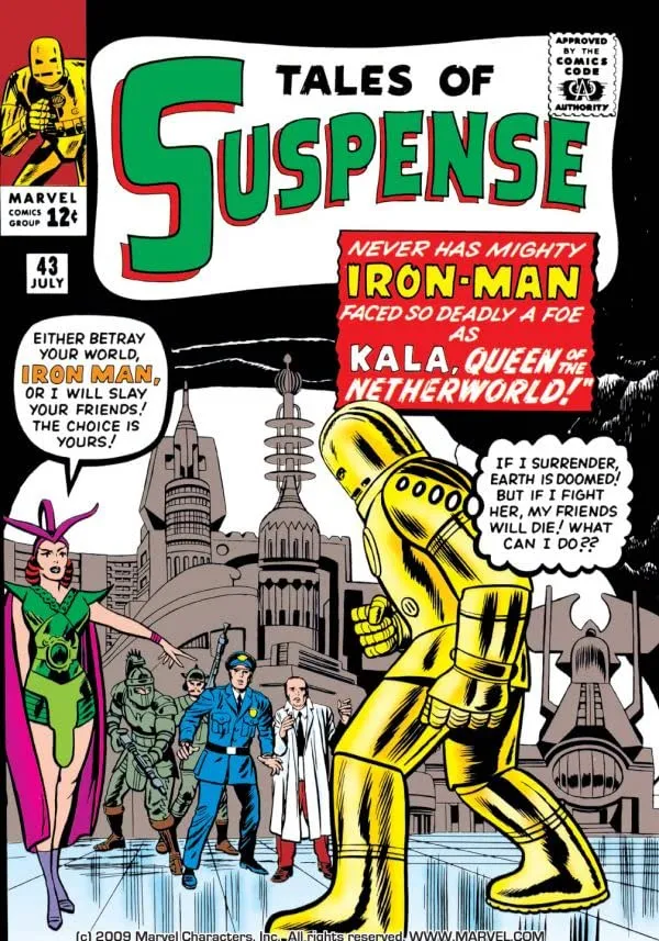 Cover of Tales of Suspense #43