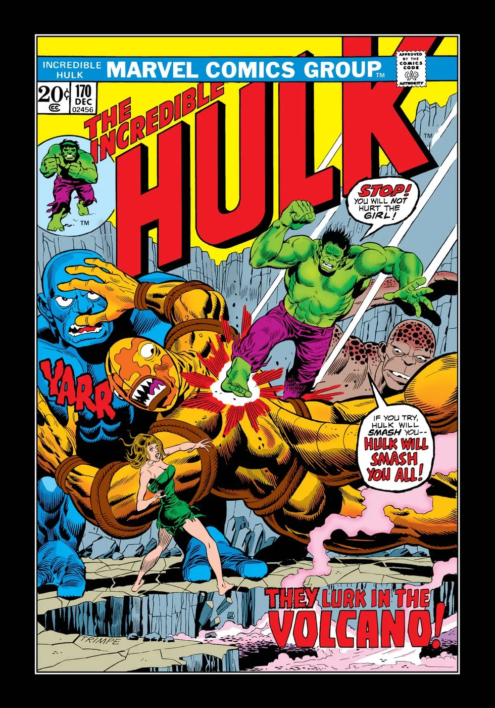 Cover of The Incredible Hulk #170