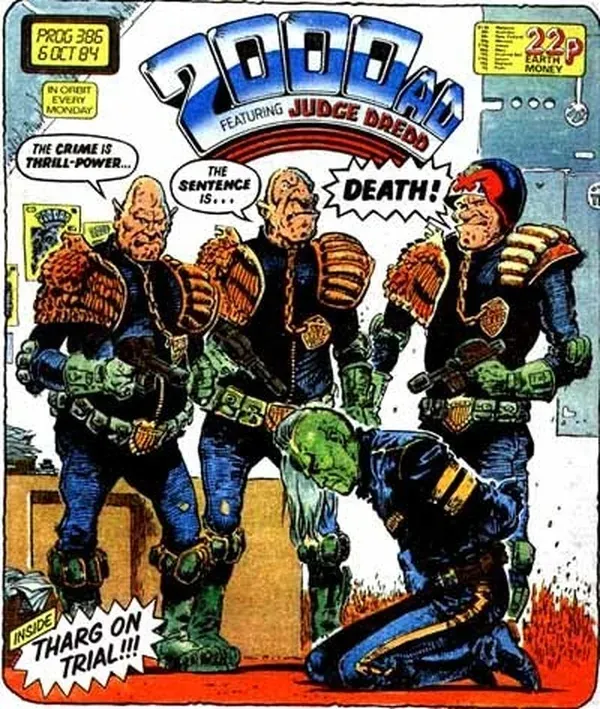 Cover of 2000 AD #386