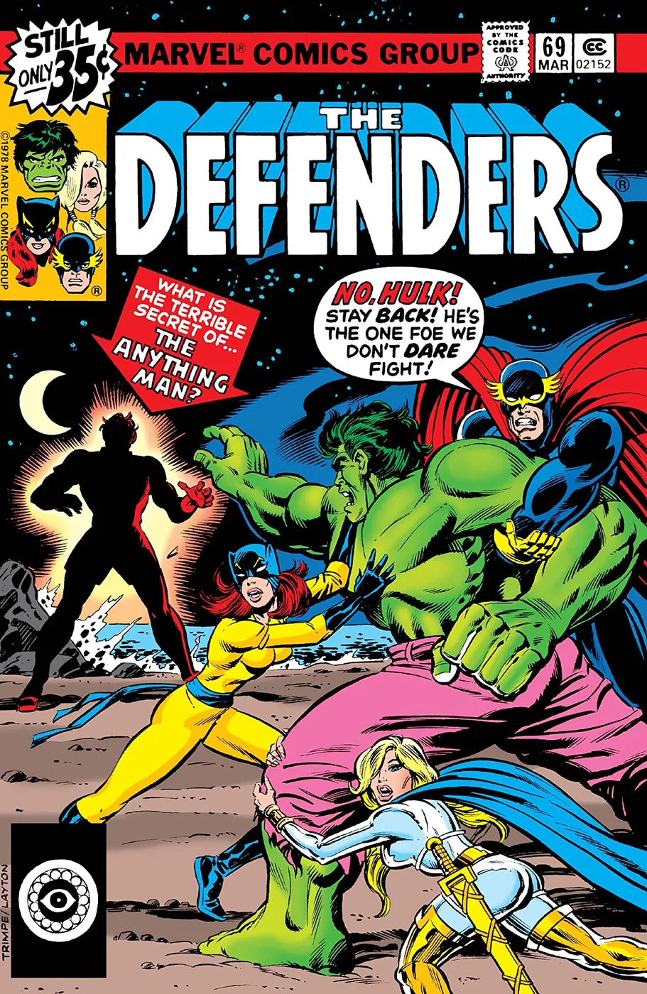 Cover of The Defenders #69