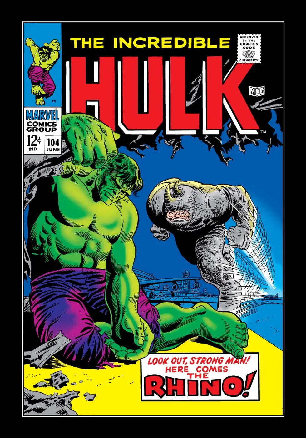 Cover of The Incredible Hulk #104