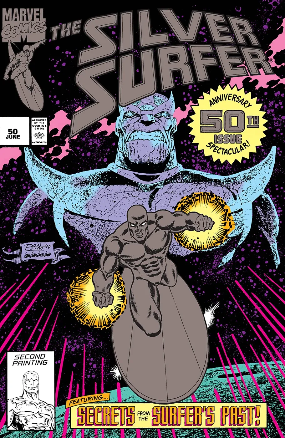 Cover of Silver Surfer #50