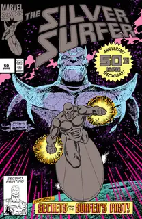 Cover of Silver Surfer #50