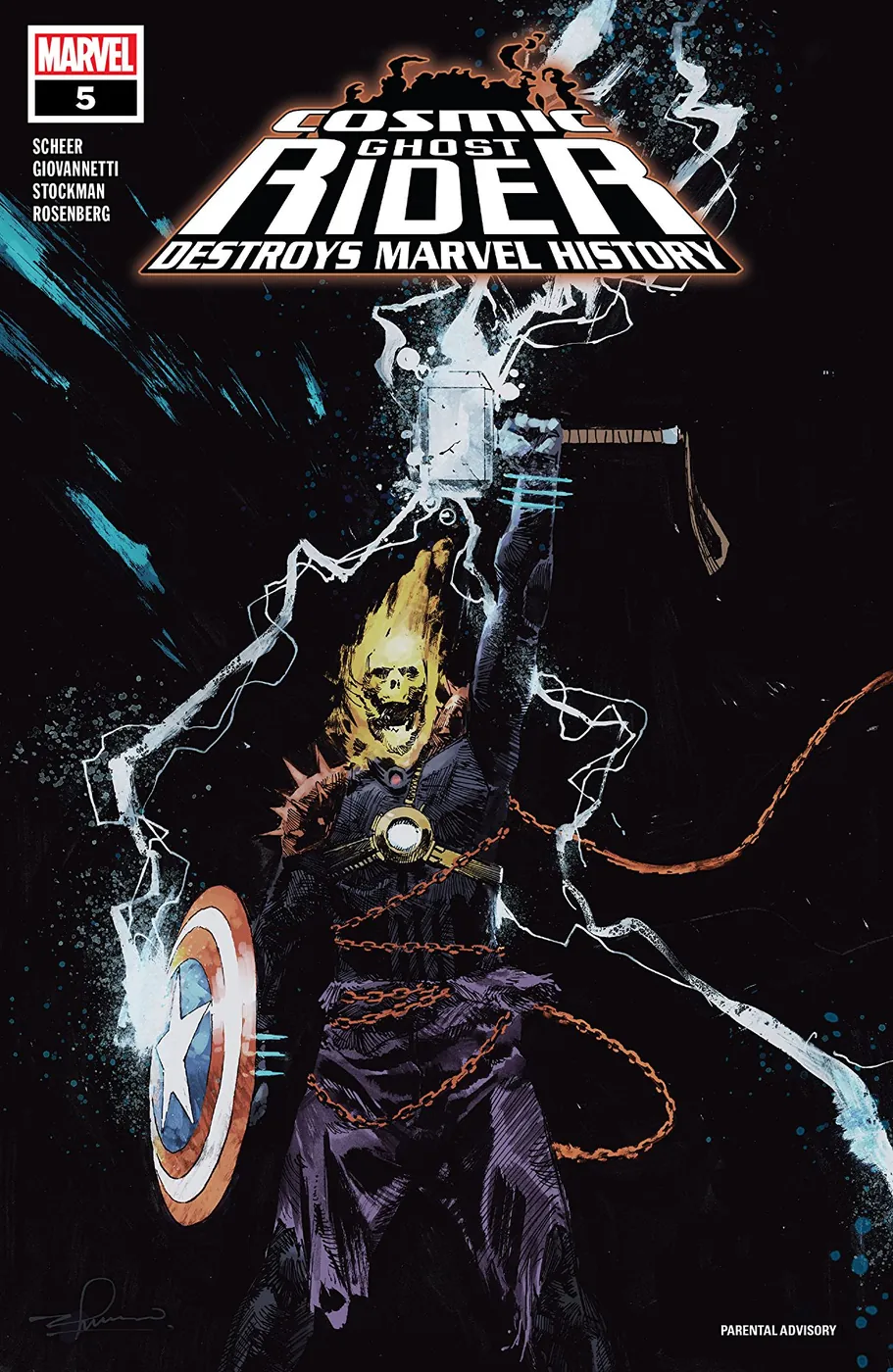 Cover of Cosmic Ghost Rider Destroys Marvel History #5