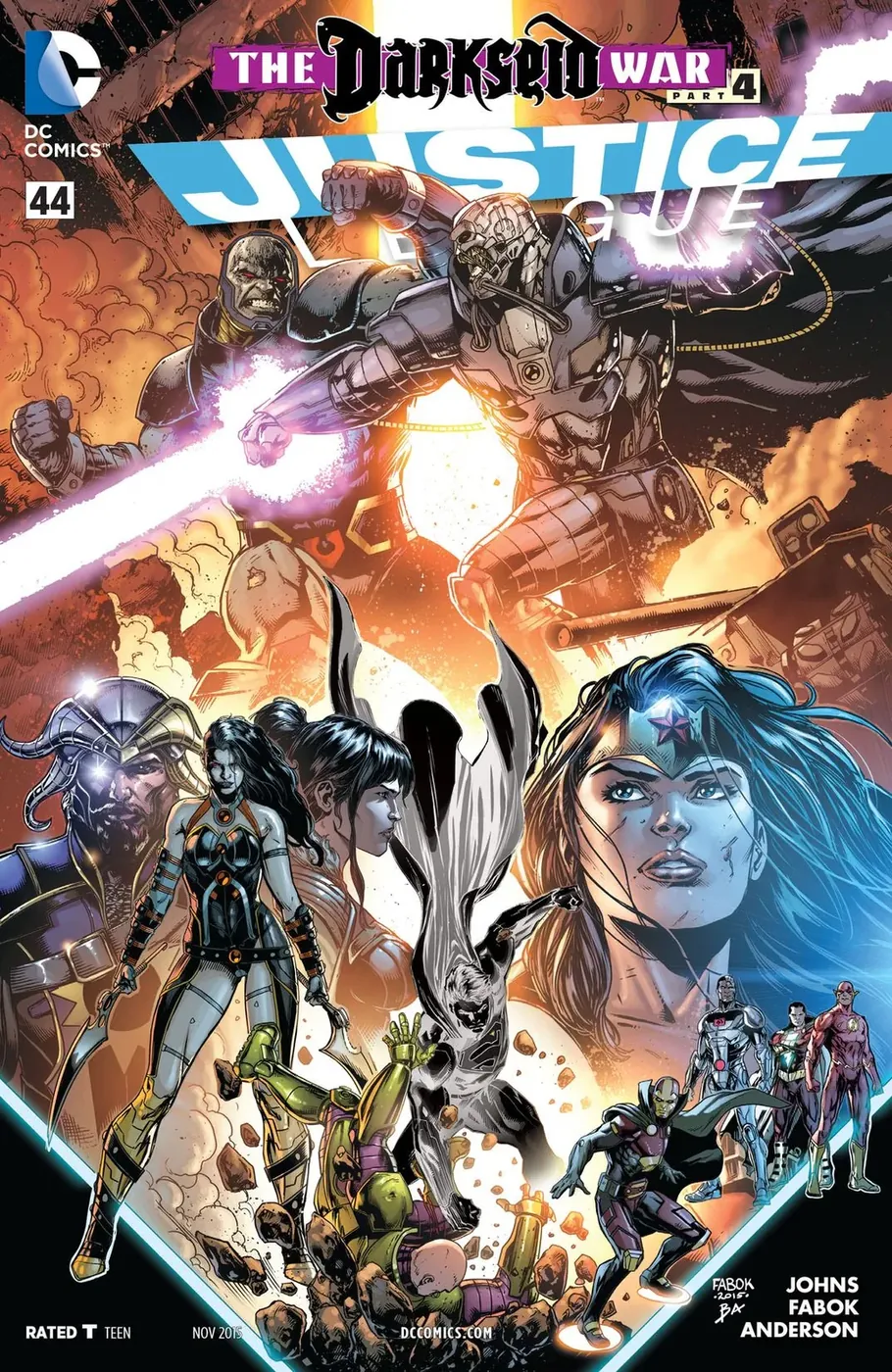 Cover of Justice League #44