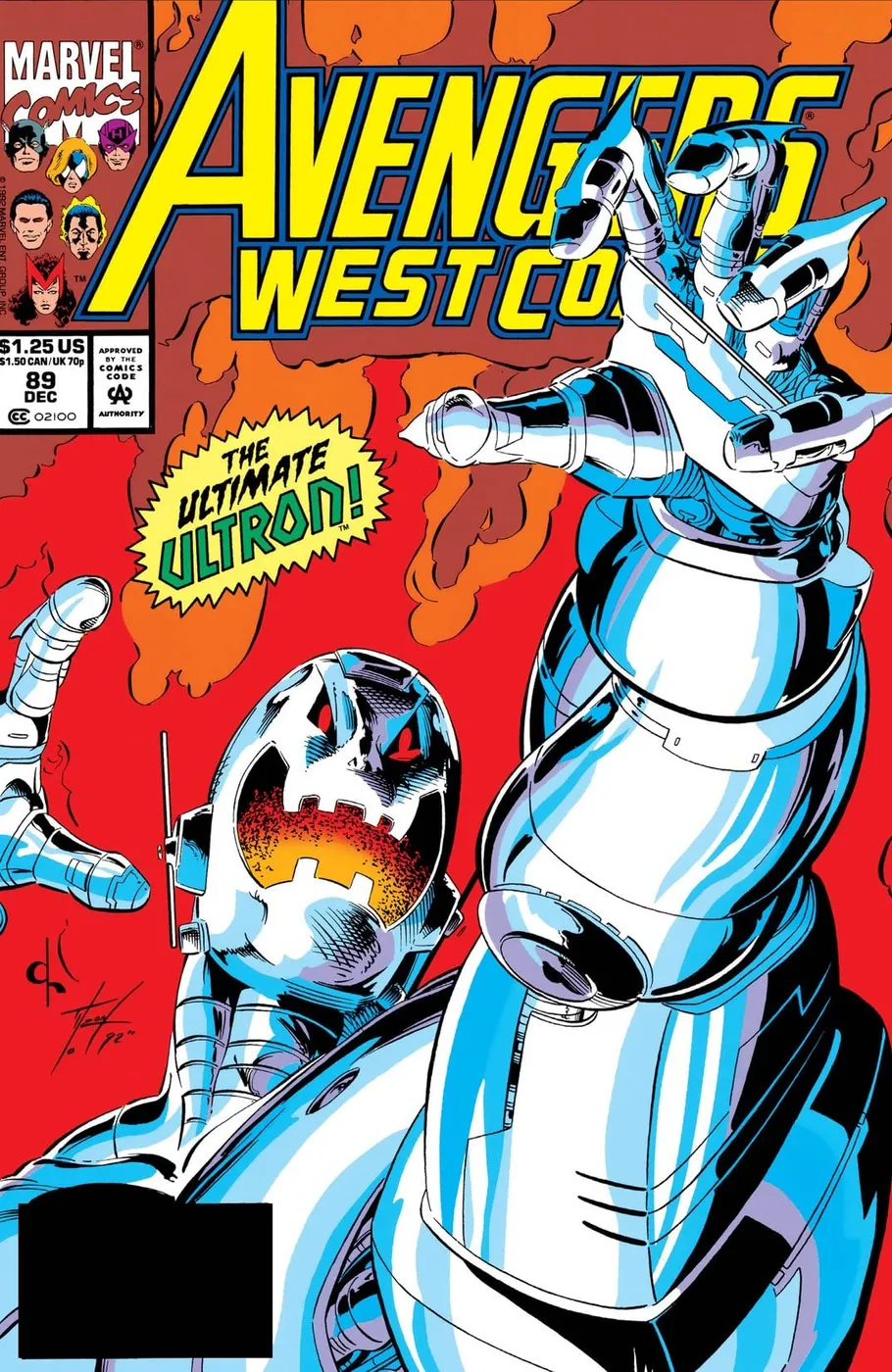 Cover of Avengers West Coast #89