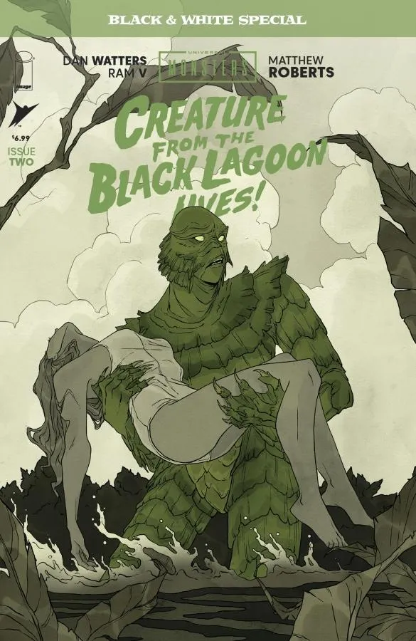Cover of Universal Monsters: Creature from the Black Lagoon Lives! Black & White Special #2