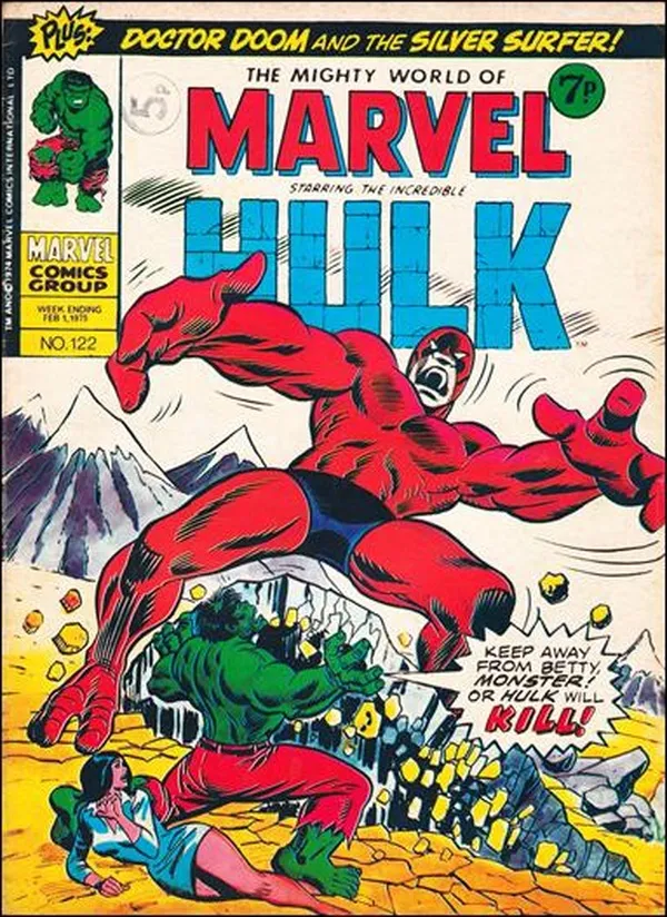 Cover of The Mighty World of Marvel #122