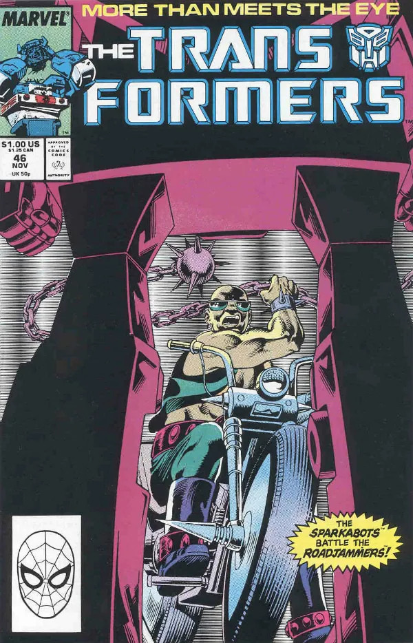 Cover of The Transformers #46