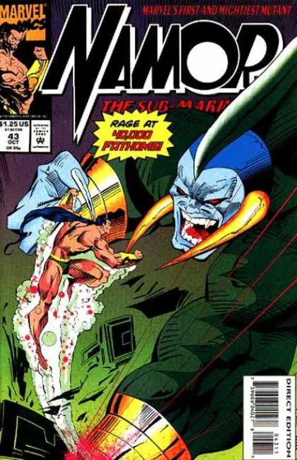 Cover of Namor, the Sub-Mariner #43