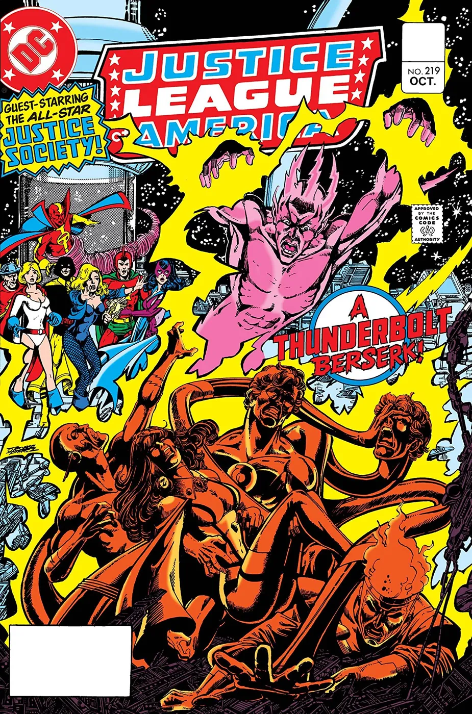 Cover of Justice League of America #219