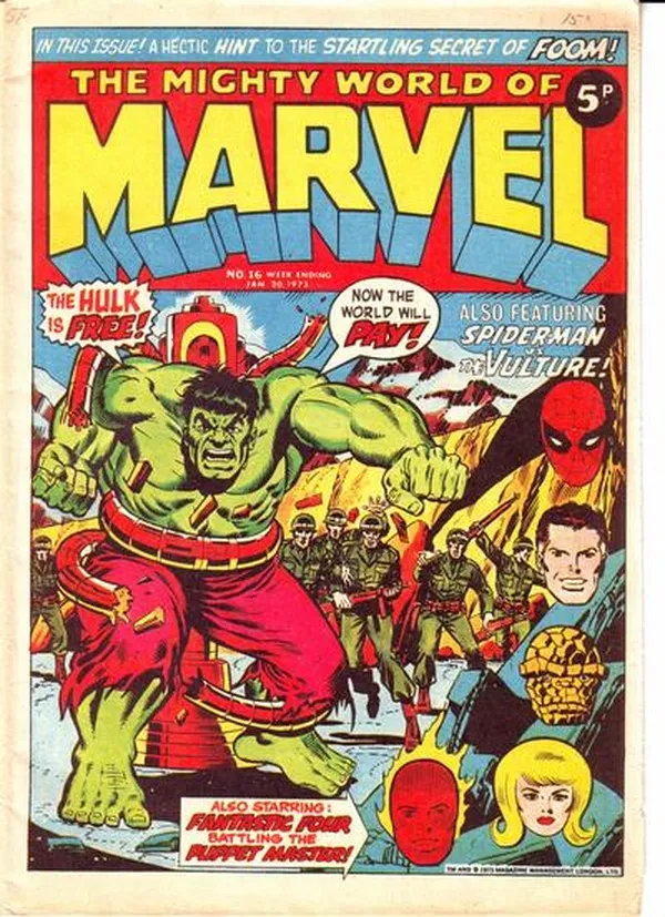 Cover of The Mighty World of Marvel #16