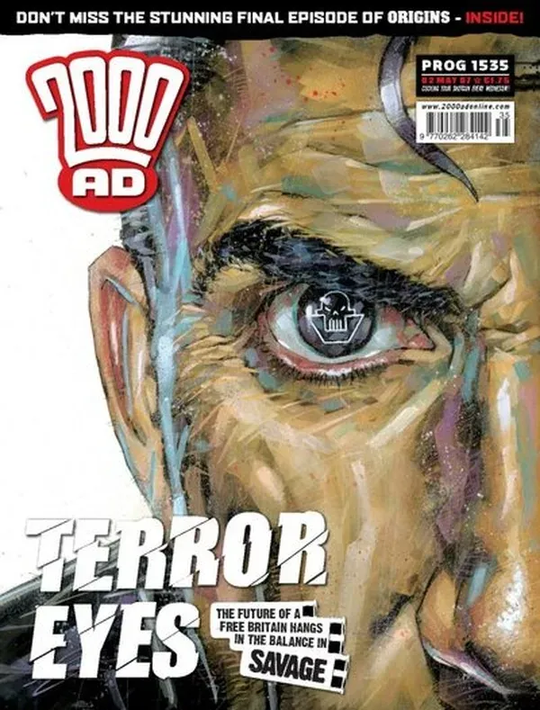 Cover of 2000 AD #1535