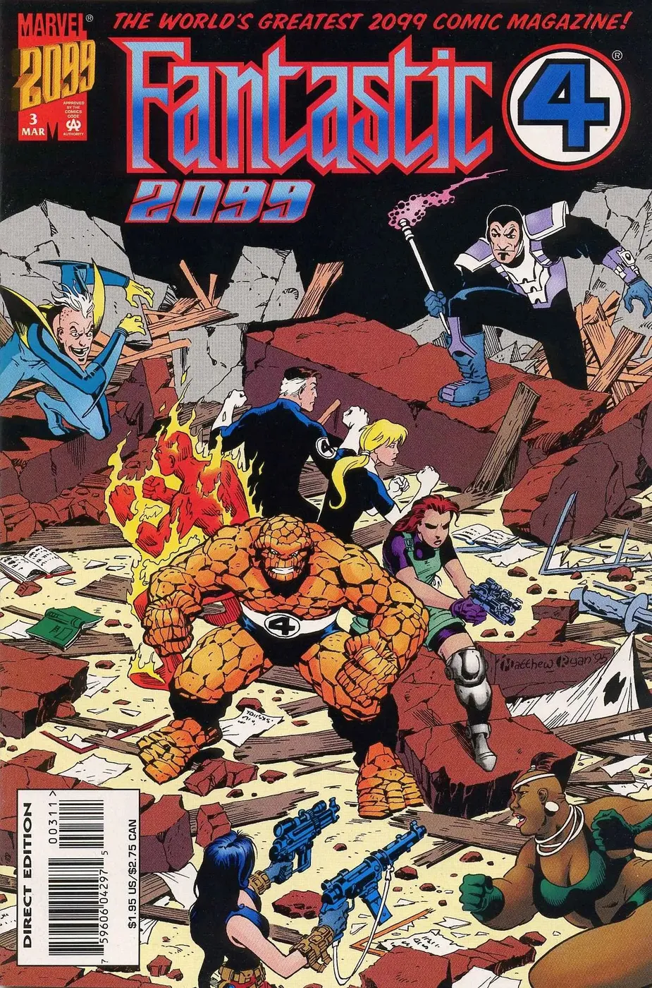 Cover of Fantastic Four 2099 #3