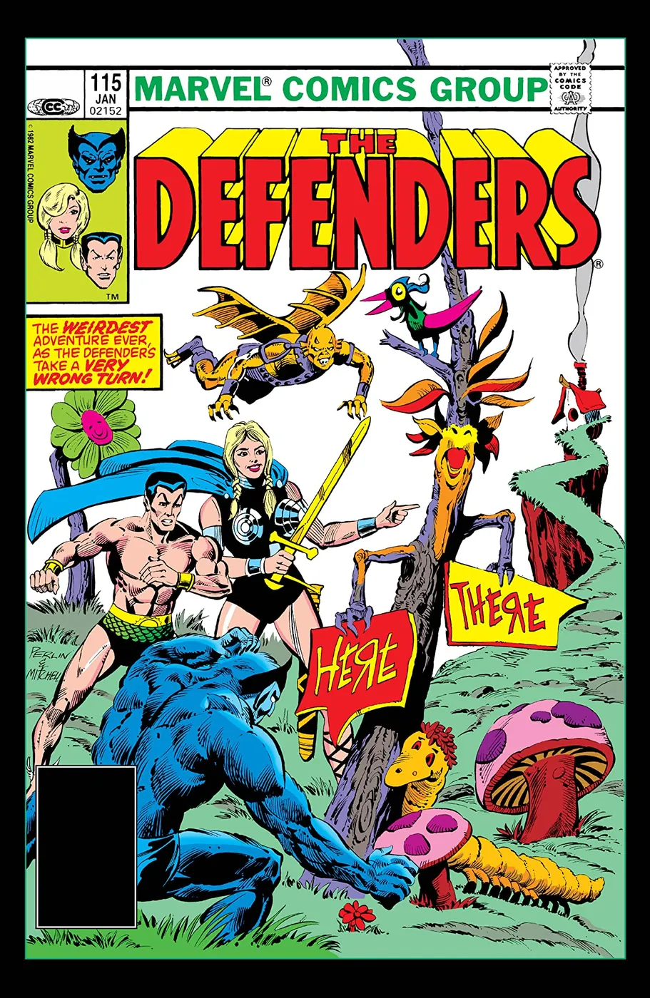 Cover of The Defenders #115