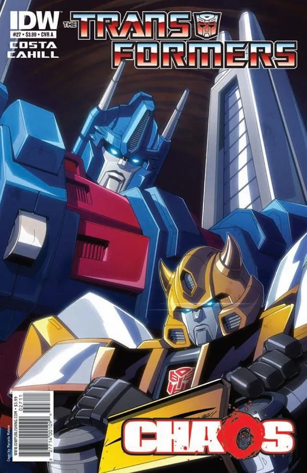 Cover of The Transformers #27