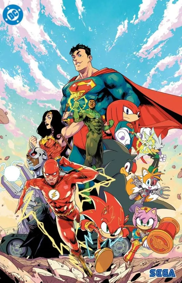 Cover of DC x Sonic the Hedgehog: Metal Legion #1