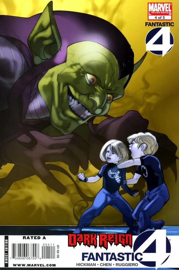 Cover of Dark Reign: Fantastic Four #4