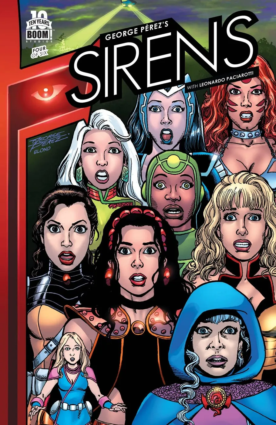 Cover of George Pérez's Sirens #4